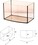 AKWARIUM PROFIL 0 23L WYM.40X25X25CM CZARNE (23L)