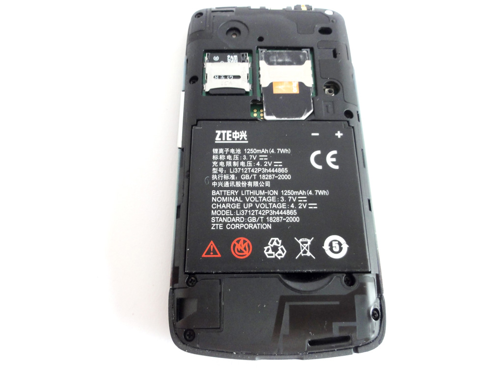 Batteria Originale ZTE LI3712T42P3H475248 Per Orange San Francisco 2 E T-Mobile VivaCity – 1200 MAh