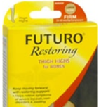 Futuro Restoring Thigh Highs - Medium/Nude - Firm 20-30 mm/Hg Compression
