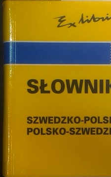 Ex libris Słownik szwedzko-polski polsko-szwedzki /5417/
