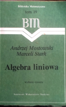 Algebra liniowa /6460/