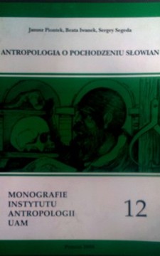 Antropologia o pochodzeniu Słowian /8592/