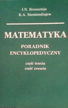 Matematyka Poradnik encyklopedyczny cz. 3 i 4 /8914/