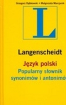 Langenscheidt Język polski Popularny słownik synonimów i antonimów /10810/