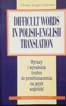 Difficult Words in Polish-English Translation /111675/