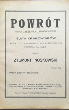 Powrót Suita Krakowiaków /30524/