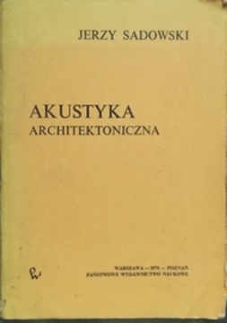 Akustyka architektoniczna /31055/