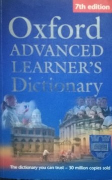 Oxford Advanced learner's Dictionary /112523/