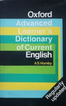 Oxford Advanced learner's Dictionary of Current English /112524/