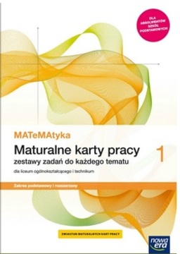 Matematyka 1 Maturalne karty pracy ZPiR /34056/