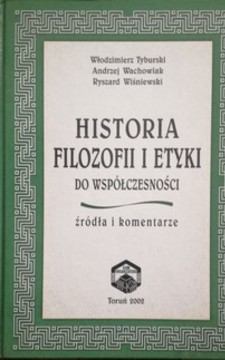 Historia filozofii i etyki do wspołczesności /33839/