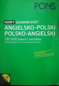 Nowy słownik duży angielsko-polski polsko-angielski /116036/