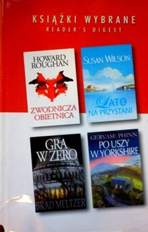 Książki wybrane (Zwodnicza obietnica, Lato na przystani, Gra w zero, Po uszy w Yorkshire)