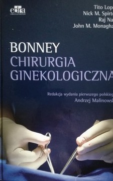 Bonney Chirurgia ginekologiczna /116253/