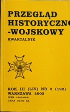 Przegląd historyczno-wojskowy nr 2 (192) /38259/