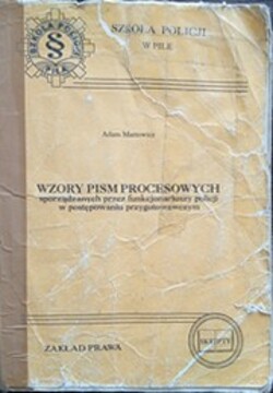 Wzory pism procesowych /38328/