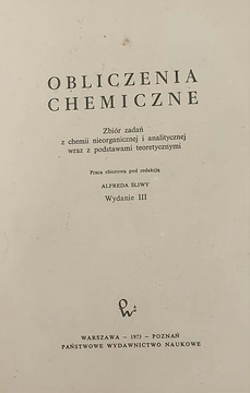 Obliczenia chemiczne  /42089/