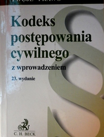 Kodeks postępowania cywilnego z wprowadzeniem. 23 wydanie.