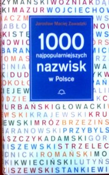 1000 najpopularniejszych nazwisk w Polsce /35707/
