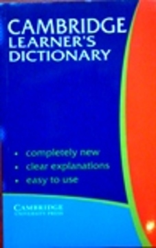 Cambridge learner's Dictionary /20875/