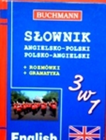 Słownik 3w1 angielsko-polski polsko-angielski +rozmówki + gramatyka + słownik tematyczny