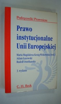 Prawo instytucjonalne Unii Europejskiej