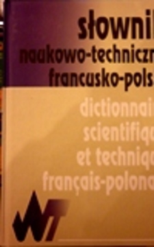 Słownik naukowo-techniczny francusko-polski /32704/