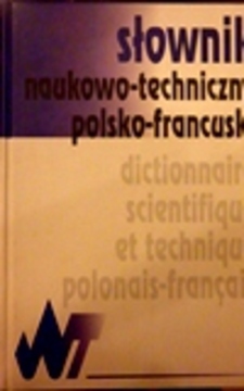 Słownik naukowo-techniczny polsko-francuski /32705/