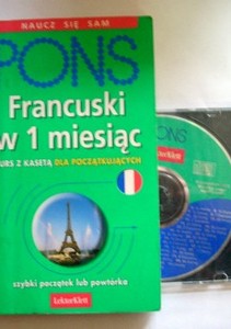 Francuski w 1 miesiąc Naucz się sam Kurs z CD dla poczatkujących