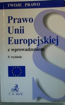 Prawo Unii Europejskiej z wprowadzeniem 