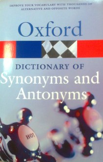 Dictionary of synonyms and antonyms
