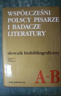 Słownik Biobibliograficzny TOM 1 