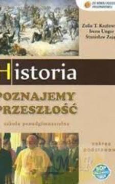 Poznajemy przeszłość Historia ZP LO Podręcznik /20196/