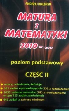 Matura z matematyki 2018 - ... poziom podstawowy cz. II /34030/