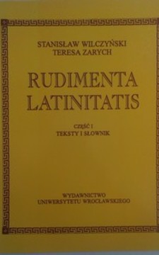 Rudimenta Latinitatis cz. II /33412/