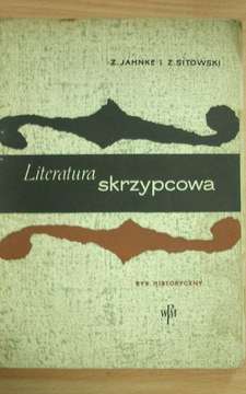 Literatura skrzypcowa Rys historyczny /193/