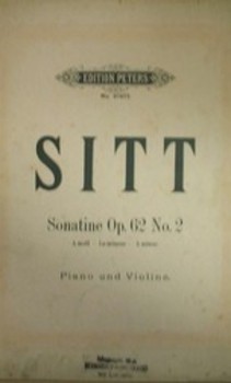 Nuty Sonatine fur Pianoforte und Violine Opus 62 Nr 2