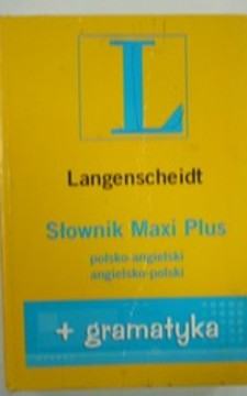 Słownik Maxi Plus polsko-angielski angielsko-polski + gramatyka /978/