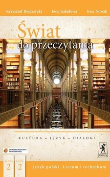 Świat do przeczytania 2 część 2 Język polski LO Podr. /9128/