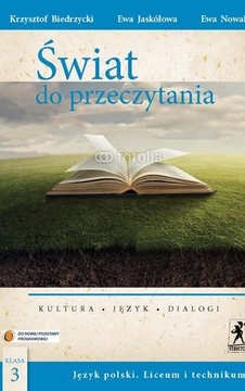 Świat do przeczytania 3 Język polski LO Podr. /9129/