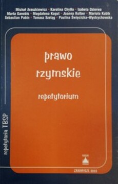 Prawo rzymskie Repetytorium /34308/