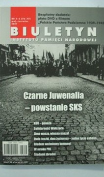 Biuletyn IPN nr 5-6/2007 czarne Juwenalia - powstanie SKS