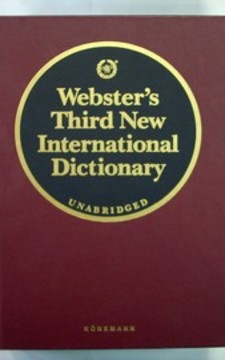 Webster`s Third New International Dictionary