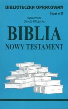 Biblioteczka opracowań 29 Biblia Nowy Testament
