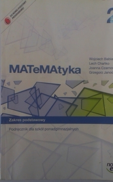 Matematyka 2 ZP Podręcznik /20170/