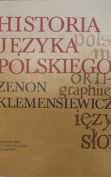 Historia języka polskiego Tom III