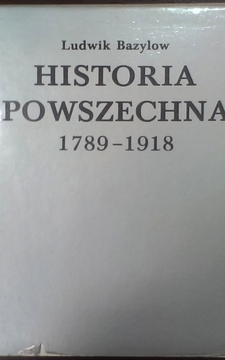 Historia powszechna 1789 - 1918 /1688/