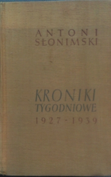 Kroniki tygodniowe 1927-1939 /3805/