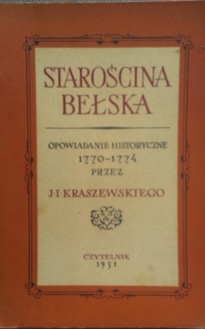 Starościna Bełska Tom I /3828/