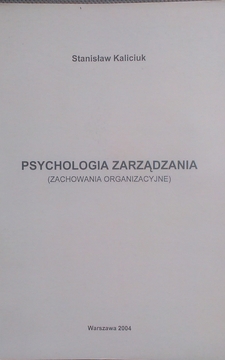 Psychologia zarządzania /2915/